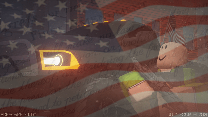 Joke Fourth of July Graphic Image