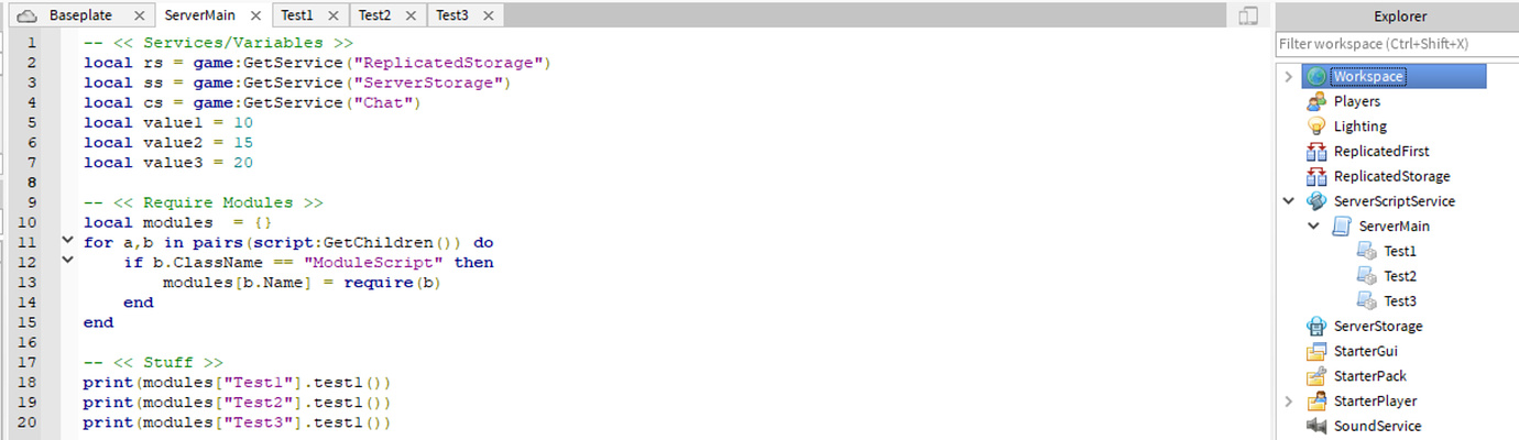 Help with Modularization - Scripting Support - Developer Forum | Roblox