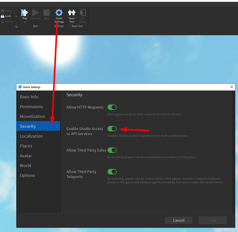 API Services rejected request - Scripting Support - Developer Forum ...