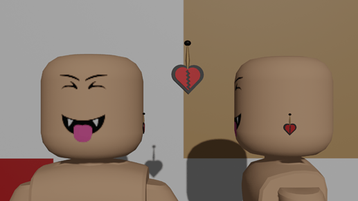 broken heart earrings