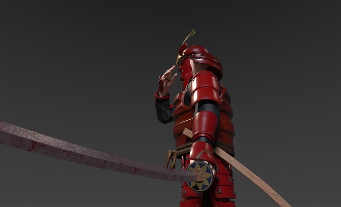 Samurai render 5