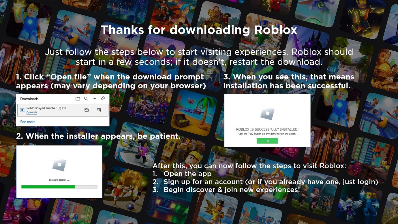 Roblox Download Page Redesign Concept Creations Feedback Developer