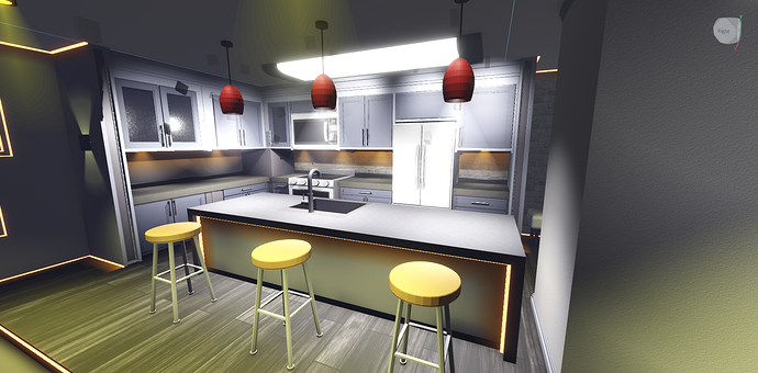 Need some thoughts on my Modern interior - Creations Feedback ...