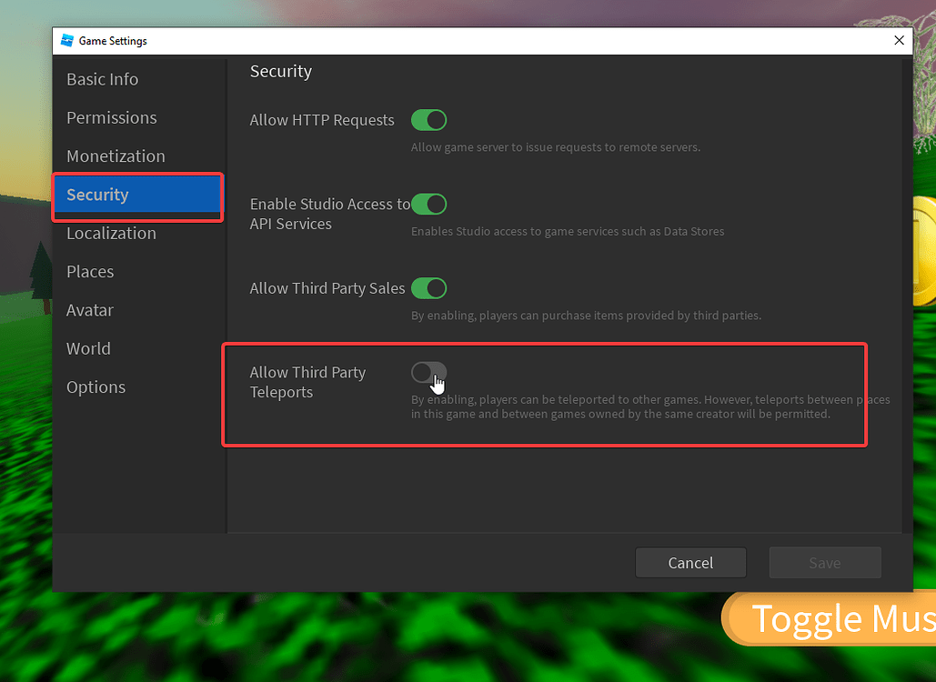 Help with unworking teleport script - Scripting Support - Developer ...