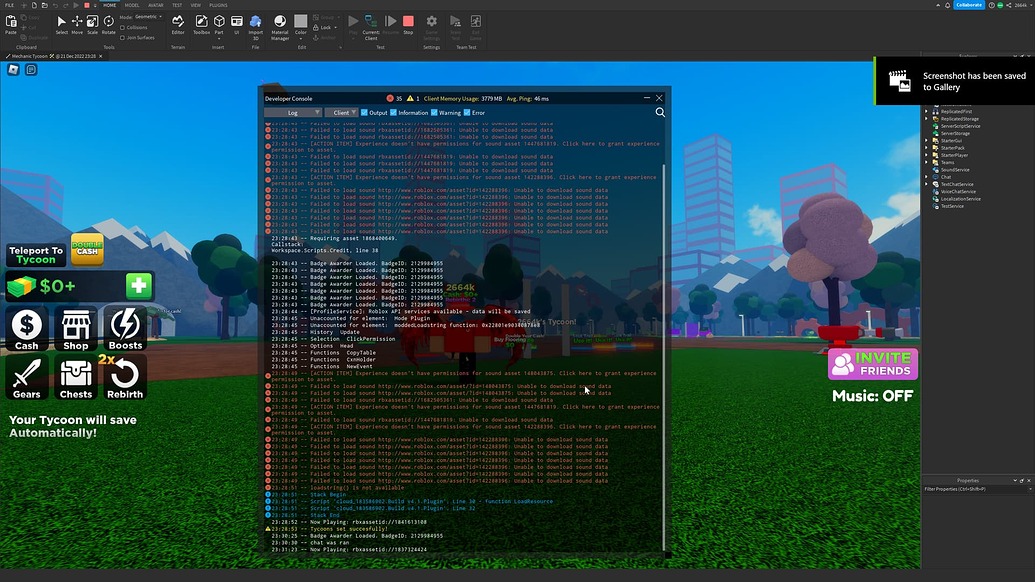 Broken button within my tycoon - Scripting Support - Developer Forum ...
