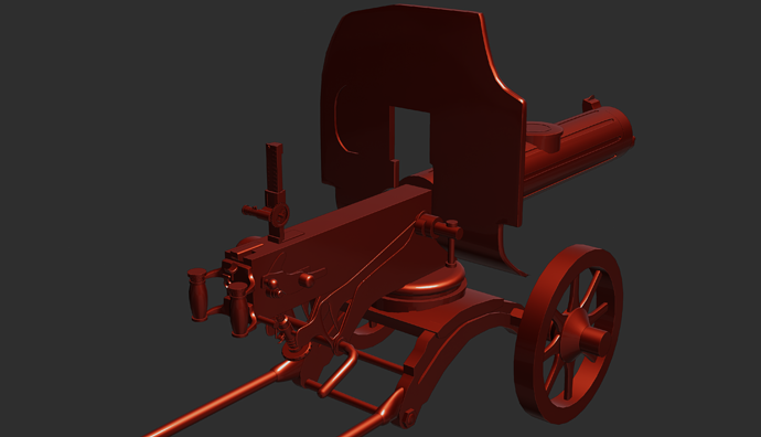Maxim Machine Gun No Texture2