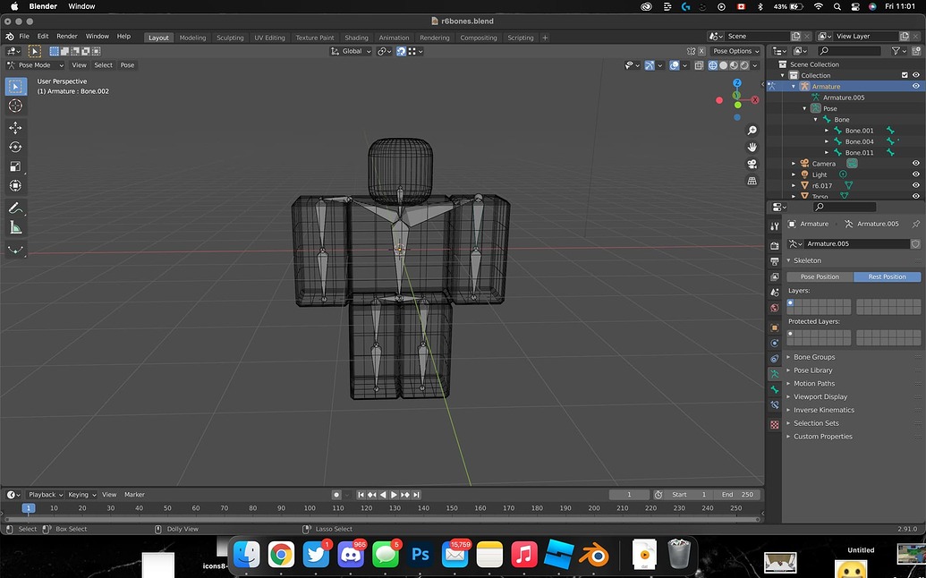 Bones not deforming mesh - Art Design Support - Developer Forum | Roblox