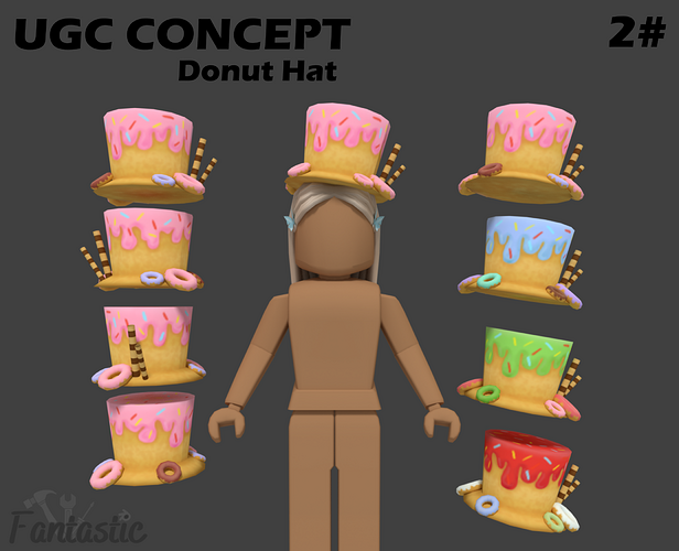 Donut Hat UGC Concept