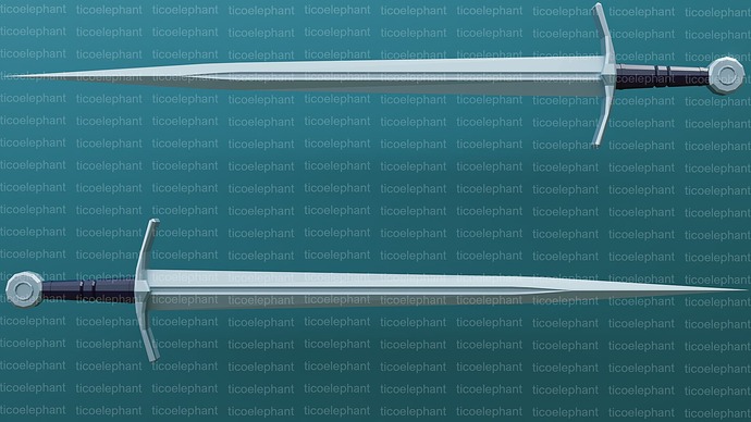 LowPolySwordFinalRenderWatermarked