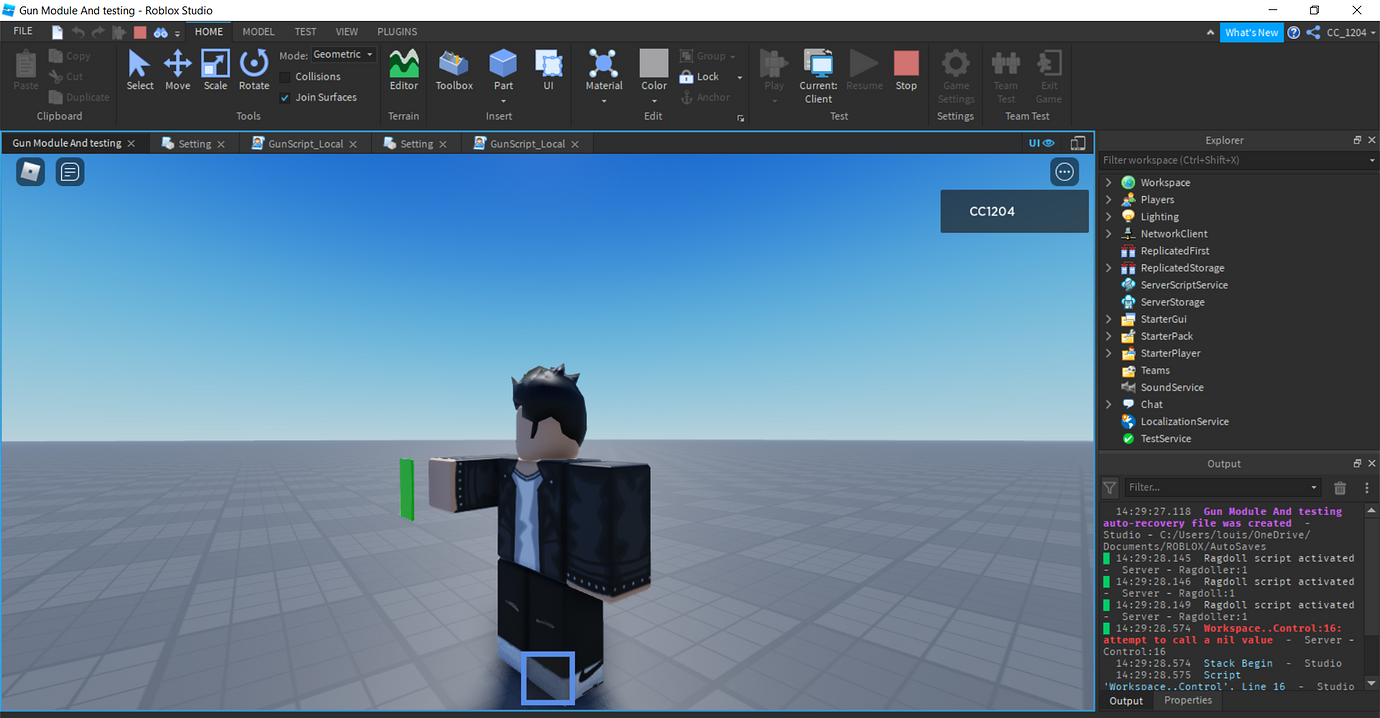 Player not holding tool from handle - Scripting Support - Developer ...
