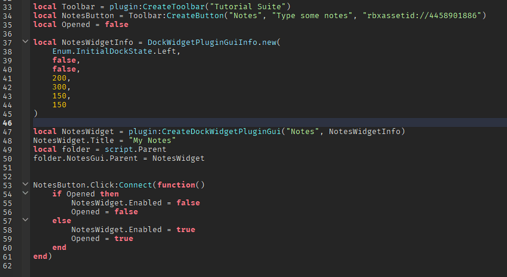 Plugin issue, not working - Scripting Support - Developer Forum | Roblox