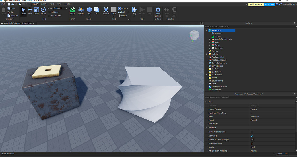 Cage Mesh Deformer - Studio Beta - Announcements - Developer Forum | Roblox