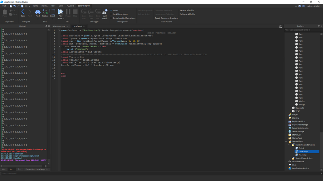 Jailbreak train platform system? - Scripting Support - Developer Forum ...