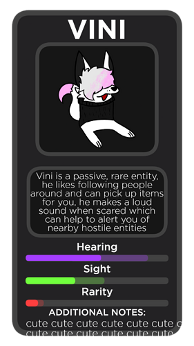 vini bestiary entry