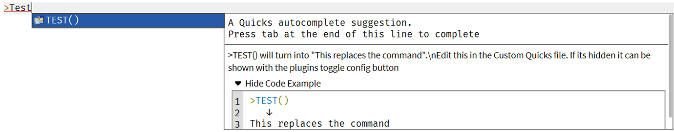 Quicks - A Smart Snippet Coding Tool - Community Resources - Developer ...