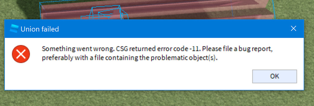 What does CSG error code -11 suggest? - Building Support - Developer ...