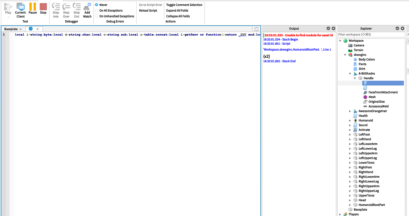 Mystery Scripts Appearing and Unable to find module for asset id ...