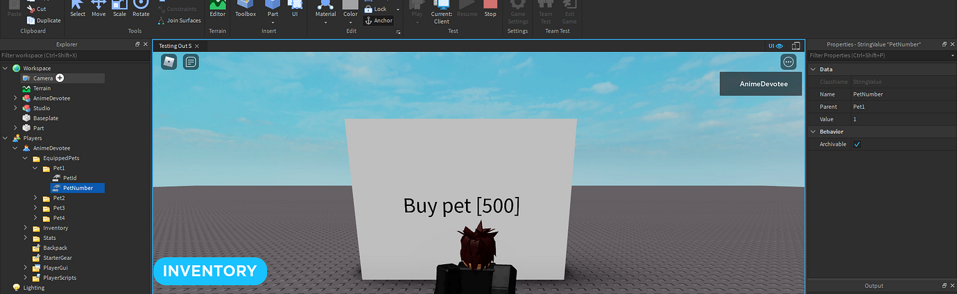 Creating a Simulator Pet System - Scripting Support - Developer Forum ...