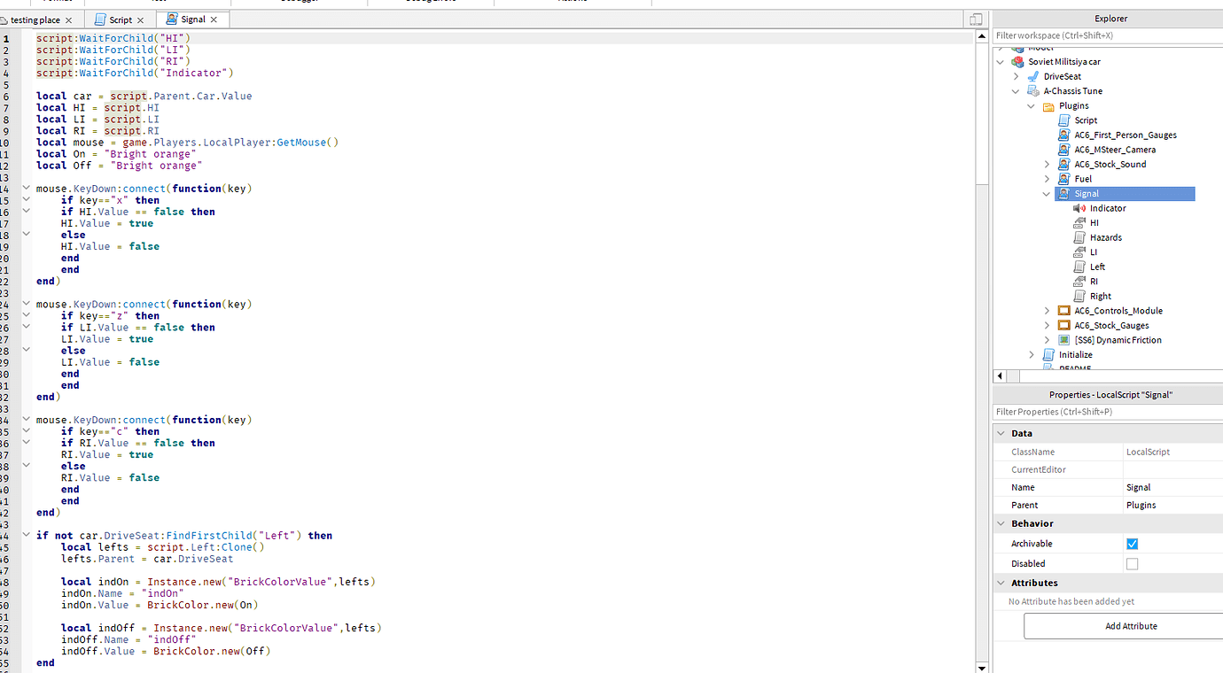 Attempt to index nil with body - Scripting Support - Developer Forum ...