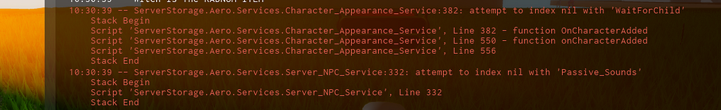 WaitForChild Error that i can't seem to fix - Scripting Support ...