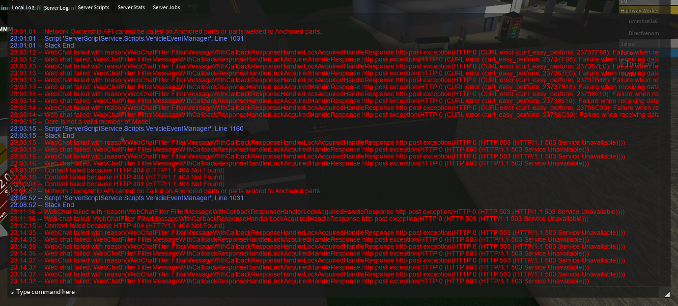 HTTP 0 everywhere - Engine Bugs - Developer Forum | Roblox