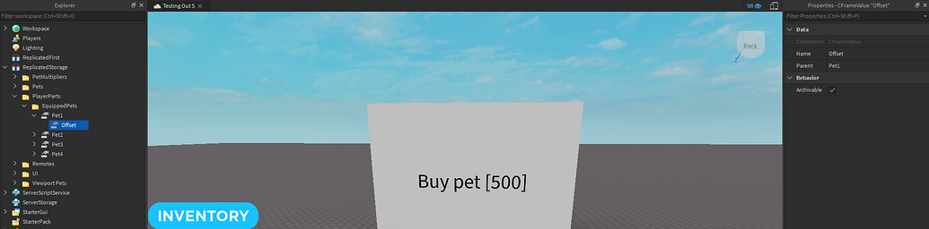 Creating a Simulator Pet System - Scripting Support - Developer Forum ...