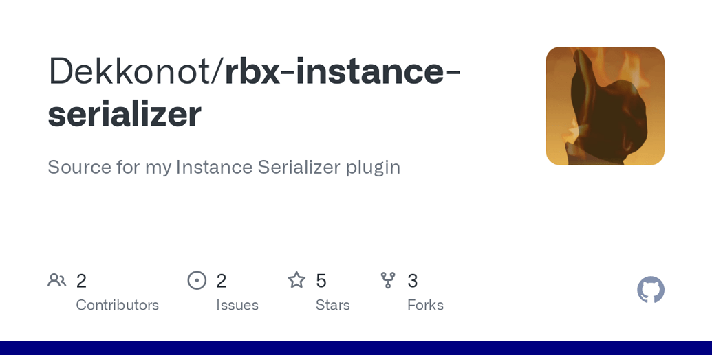 [Convert Instances to Scripts] Instance Serializer Plugin - Community ...