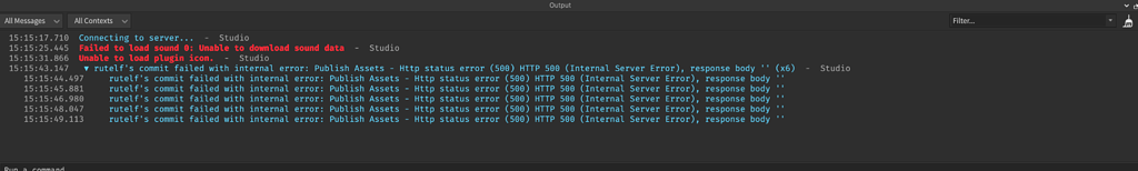 Cannot commit changes to my scripts - Studio Bugs - Developer Forum ...