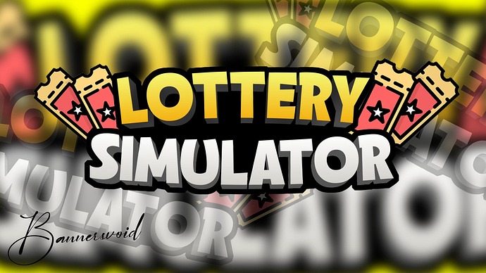 Lottery ticket simulator logo