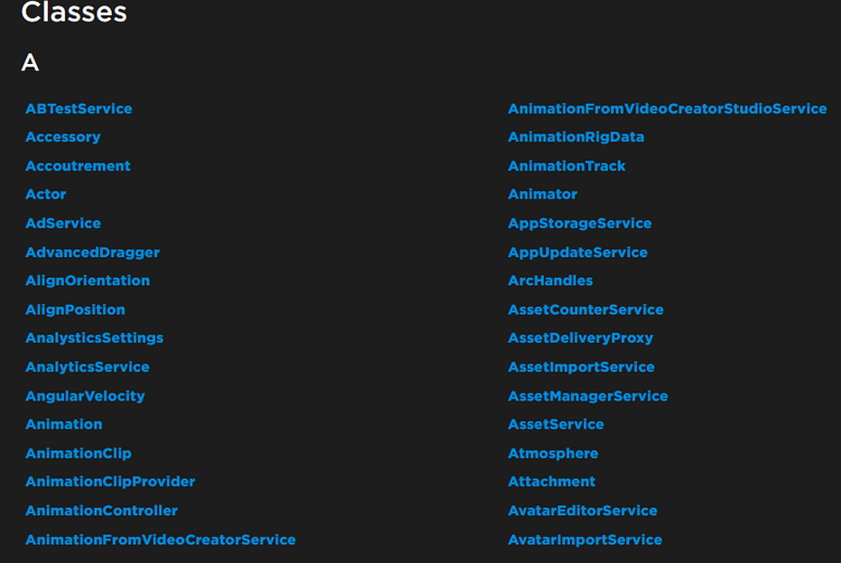 Filter the classes shown in the new Docs site API reference - Website ...