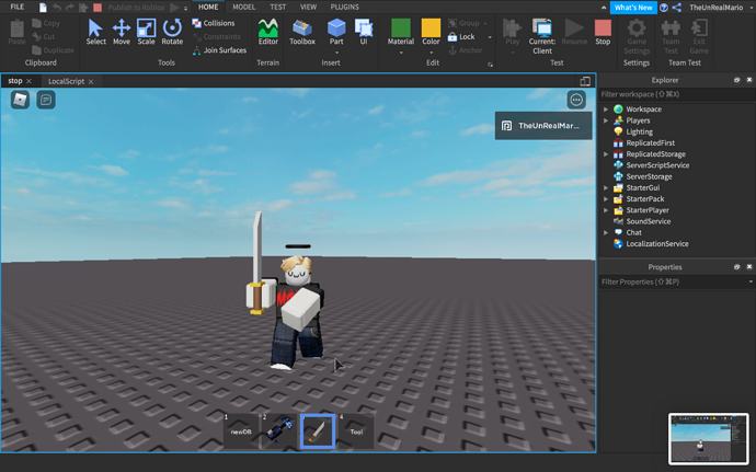 Why is my animation like this when I hold a tool out? - Scripting ...