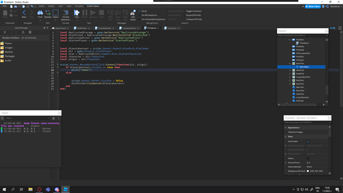 Guiscript not working - Scripting Support - Developer Forum | Roblox