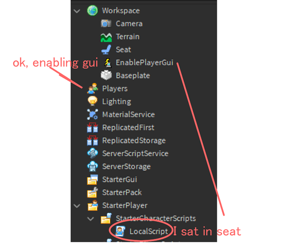 No gui showing up. Event usage problem - Scripting Support - Developer ...