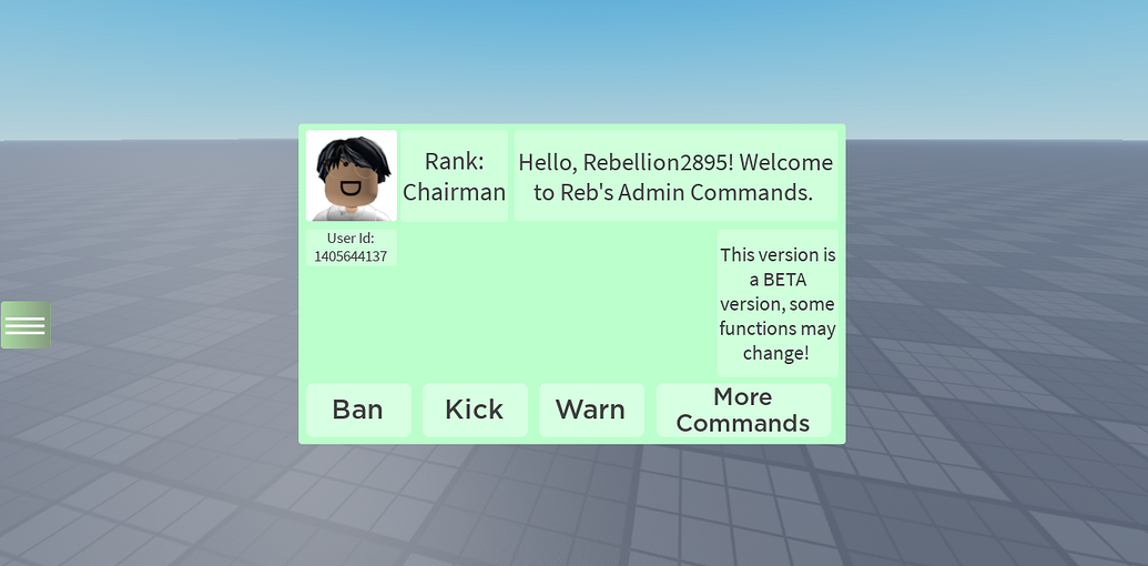 Help With Admin GUI - Art Design Support - Developer Forum | Roblox