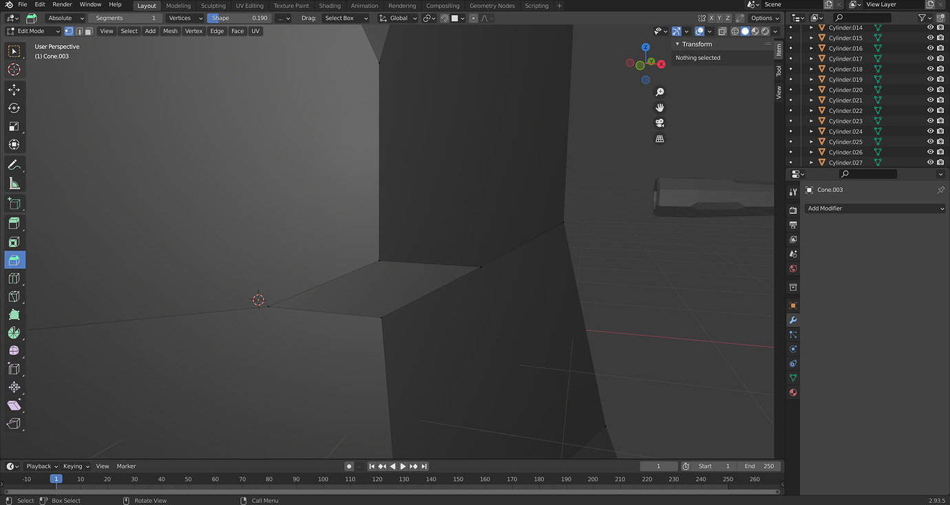 How do I Make a Bevel Thiner in Blender? Art Design Support