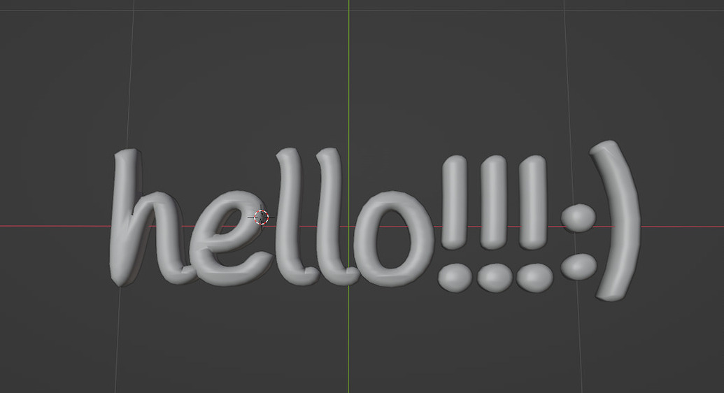 Indepth guide to making 3D text in Blender (Rationale, Font, Polycount