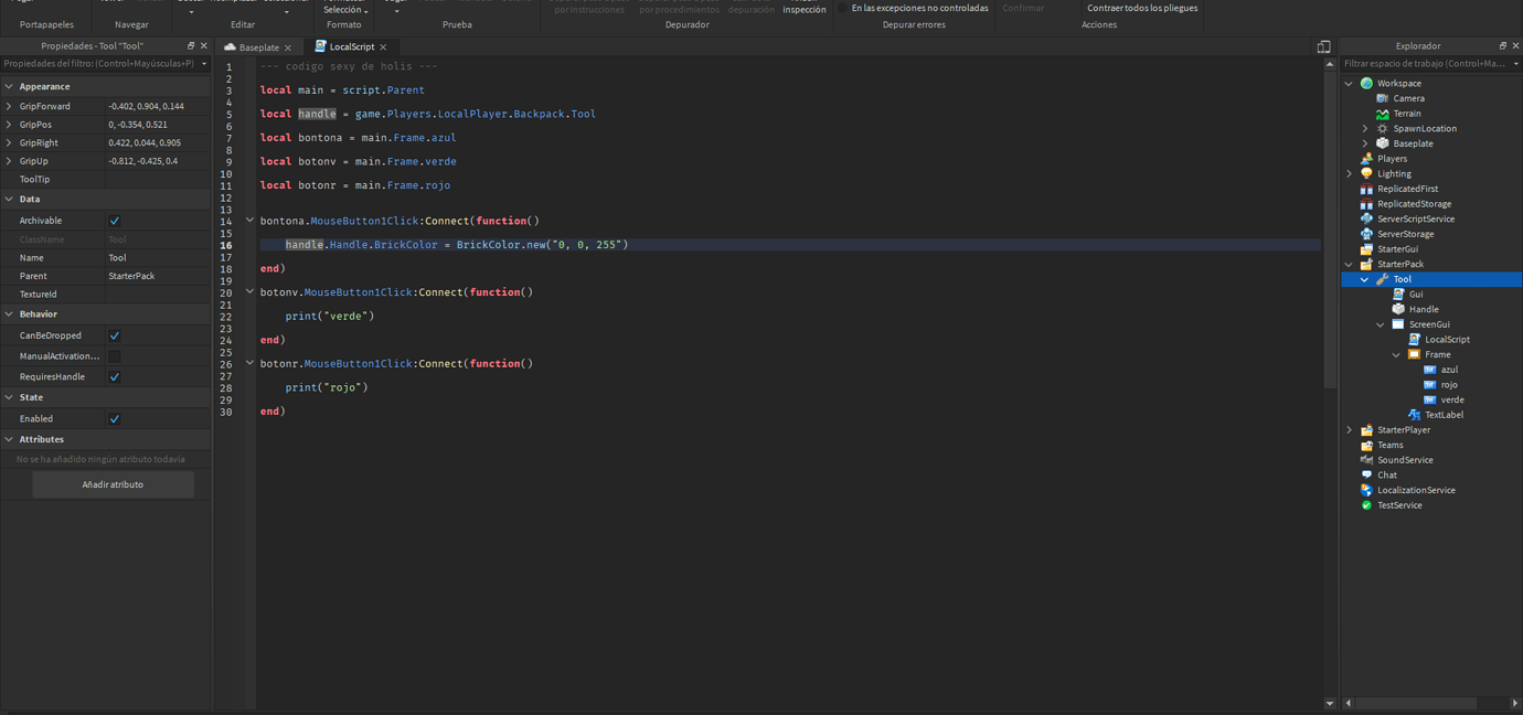 Issue with tool - Scripting Support - Developer Forum | Roblox