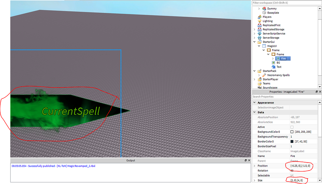 Rotating a GUI messes up - Studio Bugs - Developer Forum | Roblox