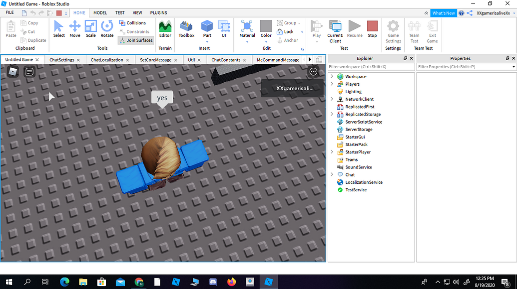 How do I set chat bar's color? - Scripting Support - Developer Forum ...
