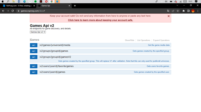 RoProxy.com - A free, rotating proxy for Roblox APIs - Community ...