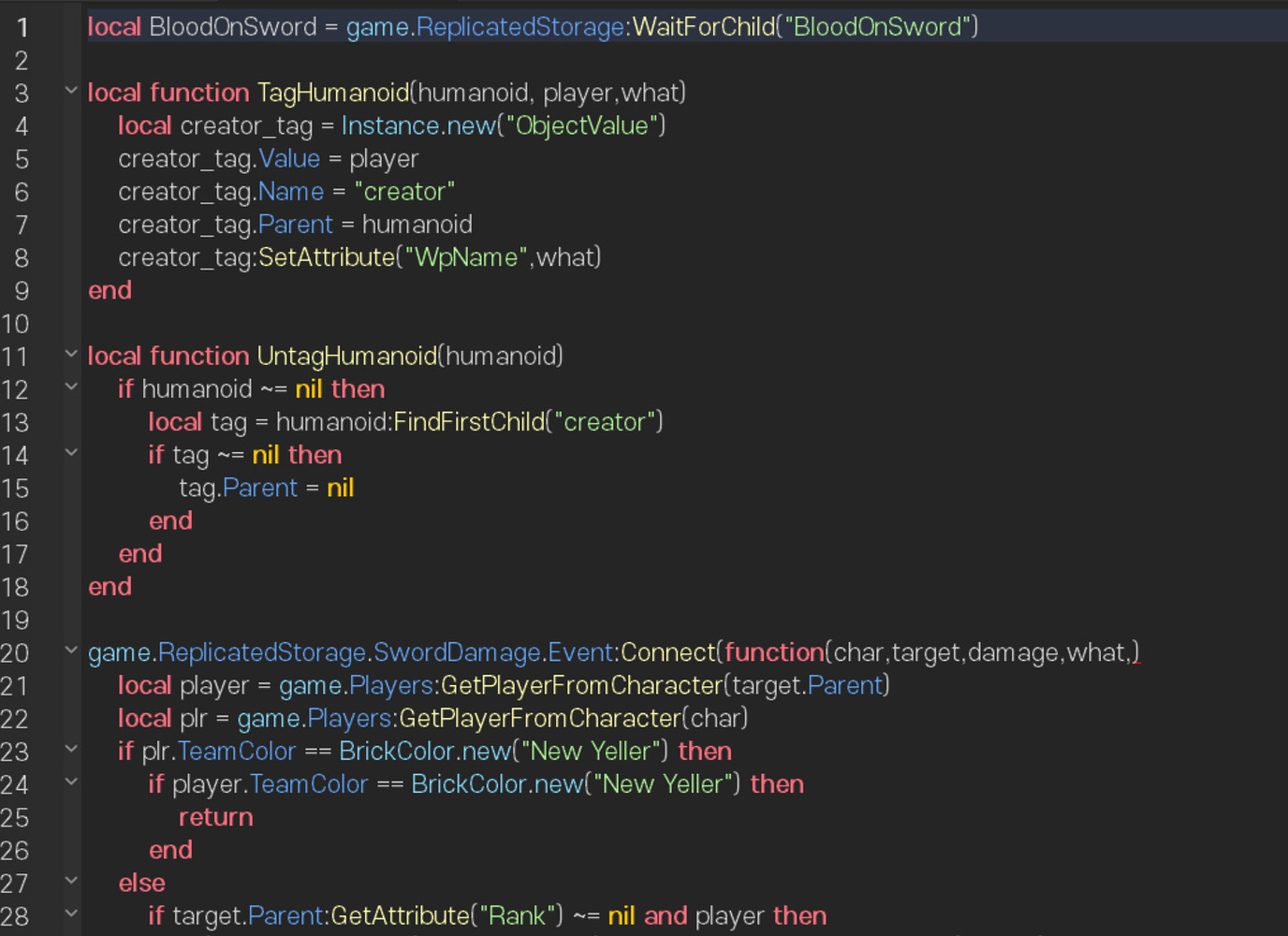 Expected identifier when parsing expression, got ')' - Scripting ...