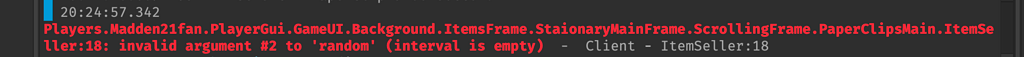 Value Unknowingly Becoming Blank - Scripting Support - Developer Forum ...