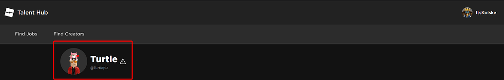 Warning sign displayed on profile - Talent Hub Bugs - Developer Forum ...