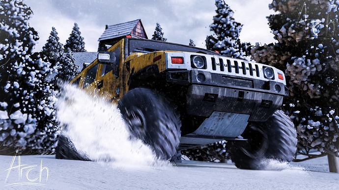 Hummer.Winter