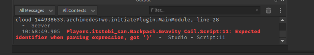 Gravity Coil Script Not Working - Scripting Support - Developer Forum ...