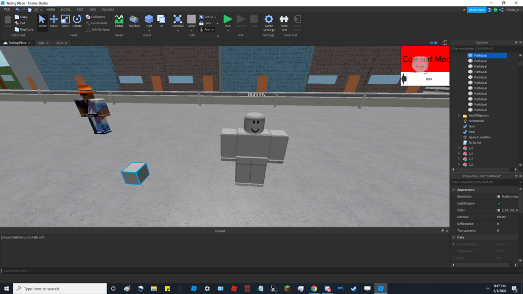 Problem With Pathfinding Service - Scripting Support - Developer Forum ...