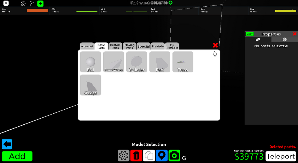 TrussParts do not render correctly in a ViewportFrame - Engine Bugs ...