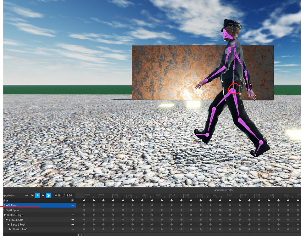 Imported FBX Animation, Root Bone doesn't move - Art Design Support ...
