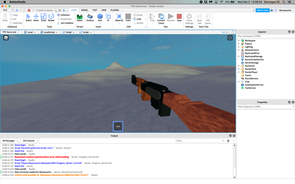 I can't find a way to aim a gun - Scripting Support - Developer Forum ...
