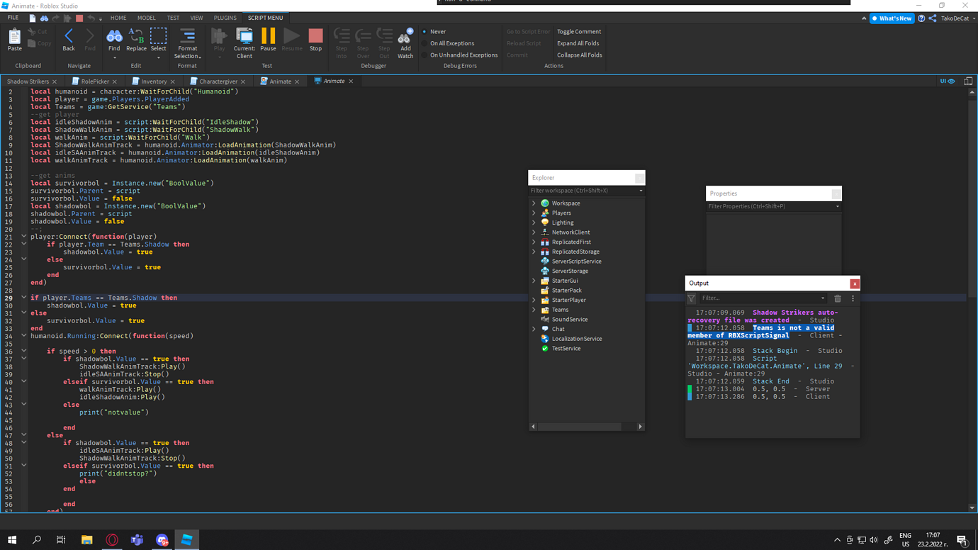 Help with a Teams if statement - Scripting Support - Developer Forum ...